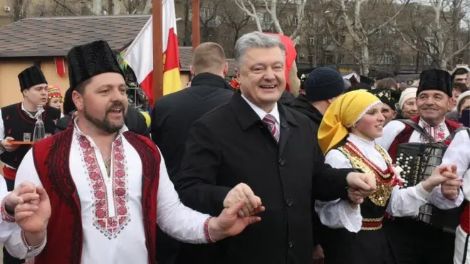 Порошенко танцює в Одесі