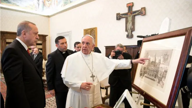 Erdoğan ve Papa