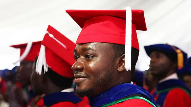 Student wey graduate from University of Yola, Nigeria