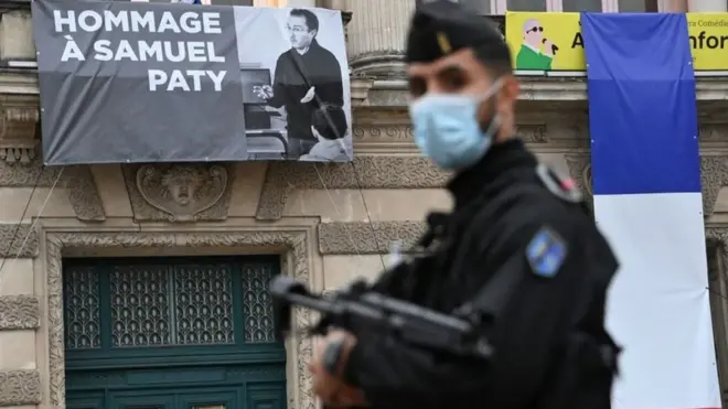 A shocked nation mourned Samuel Paty