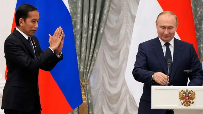 Jokowi bertemu Putin