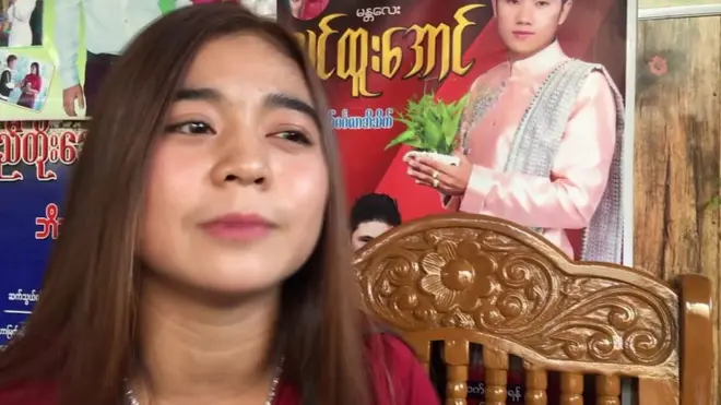 ဆိုင်းဆရာမလေး ပုန်းညက်ဖြူ