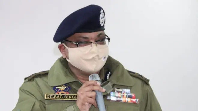 जम्मू कश्मीर के डीजीपी दिलबाग़ सिंह