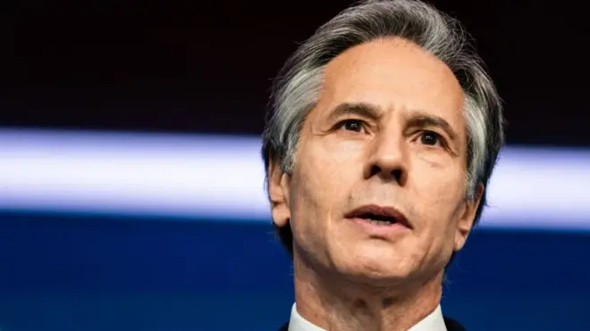 قال بلينكن إن هزيمة أوكرانيا في الحرب الدائرة "ليست حتمية" أنتوني بلينكن وزير الخارجية الأمريكية