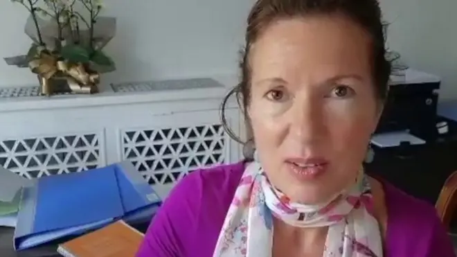 英國新任駐華大使吳若蘭（Caroline Wilson）在北京官邸隔離。