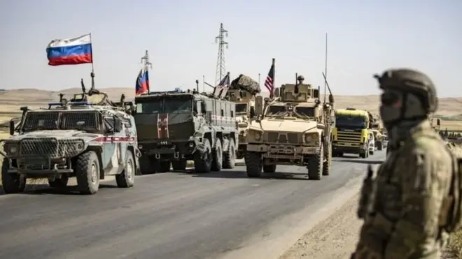 قوات أمريكية وروسية في سوريا