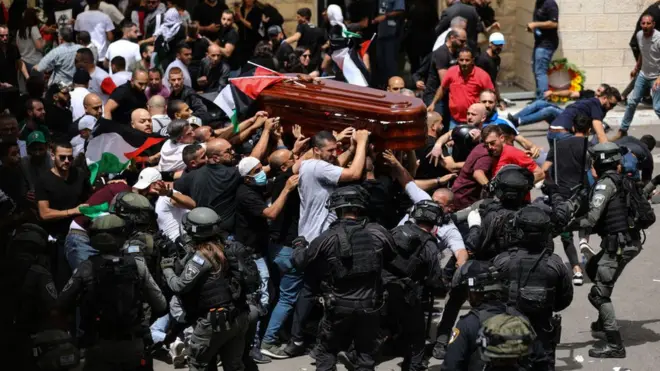 شیریں ابو عاقلہ، اسرائیل، فلسطین