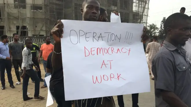 Ngagharị iwe nke a bidoro n'Admiralty way n'uzọ Lekki