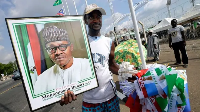 Onyeisiala Muhammadu Buhari nwetara nkwado otu pati ya Bụ APC ịzọ ọkwa onyeisiala ọzọ na ntuliaka 2019