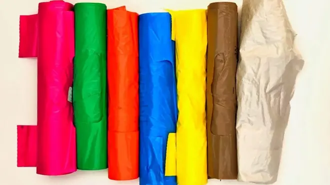 В шведском городе Эскильстуна смогли добиться того, что половина производимых отходов перерабатывается. Это стало возможно благодаря сбору мусора в пакеты разного цвета.