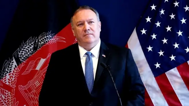 مایک پومپیو په دوحه کې د روانو خبرو په اړه خوښي څرګنده کړې ده