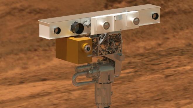 Марсоход будет оснащен панорамической камерой