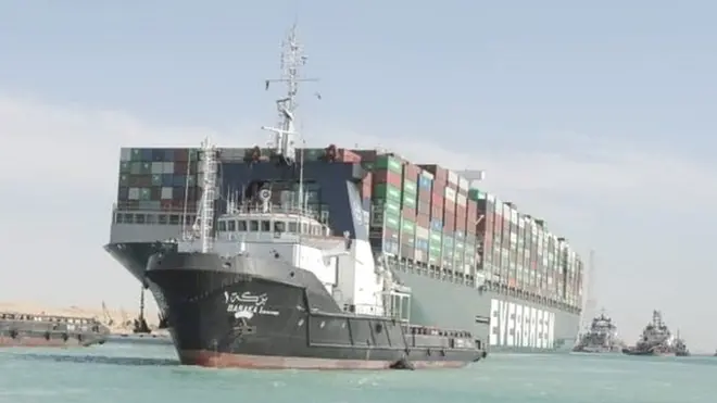 स्वेज़ नहर में फंसा जहाज़ आख़िर निकला कैसे?