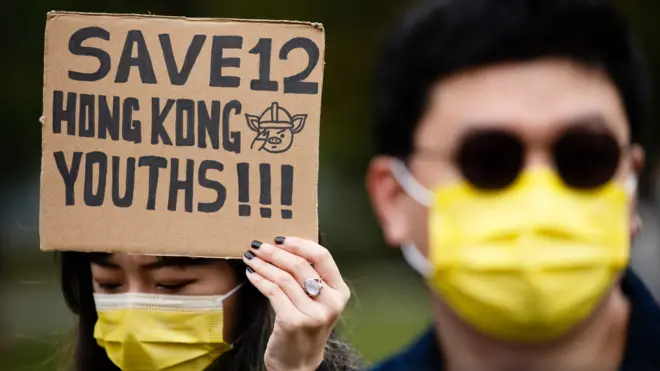 倫敦港人集會聲援「12港人案」涉案人士（24/10/2020）