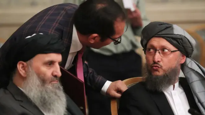 Делагция талибов, фото 2018 года