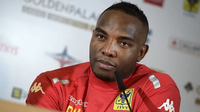 Benni McCarthy, meilleur buteur d'Afrique du Sud.