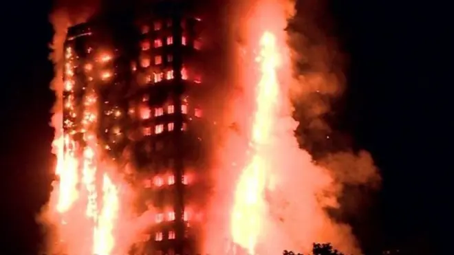 Jengo moja la ghorofa limeshika moto katika barabara ya Latimer, magharibi mwa jiji la London