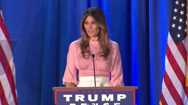 Amesema kuwa mume wake anaipenda Marekani na ameahidi kuifanya kuwa nchi yenye nguvu kwa mara nyingine