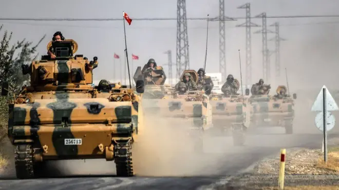 Ciidanka Turkiga ayaa gudaha Suuriya kula dagaallamay xooggag Kurdiyiin ah