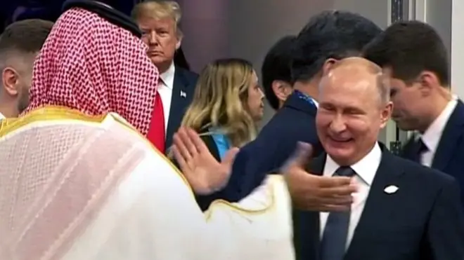 चर्चा में है सऊदी अरब के क्राउन प्रिंस मोहम्मद बिन सलमान और रूस के राष्ट्रपति व्लादिमीर पुतिन की जी20 सम्मेलन में हुई मुलाक़ात