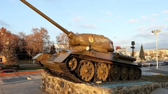 Мемориал Славы в центре Тирасполя - столицы Приднестровья