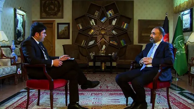 ښاغلي نور (ښۍ خوا ته) له بي بي سي سره په خبرو کې ویلي، د ولسمشر د لومړي مرستیال د څوکۍ وړاندیز ورته شوی