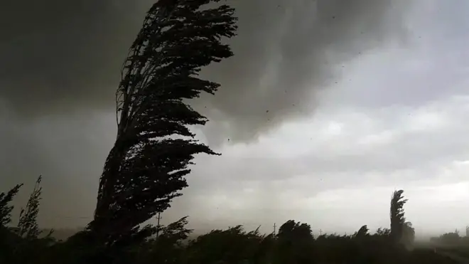 Ураган в Румынии