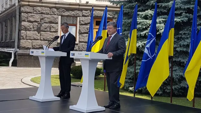 столтенберг, порошенко