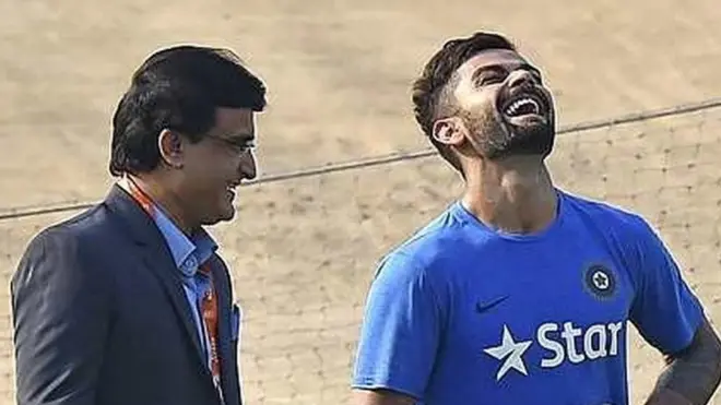విరాట్ కోహ్లీతో సౌరవ్ గంగూలీ