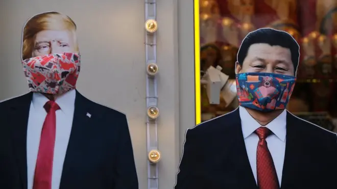 中美关系因为新冠疫情再次变差。
