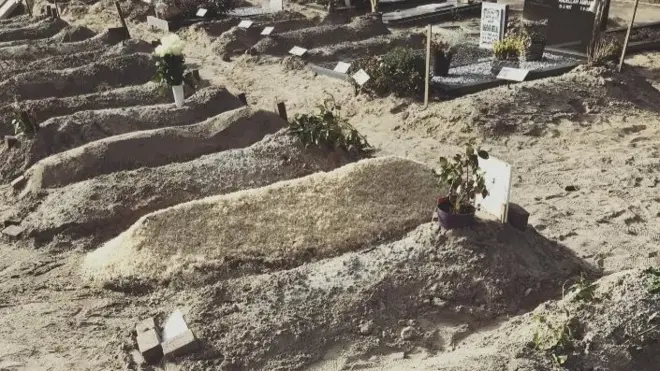 Hollanda'da bir Müslüman mezarlığı