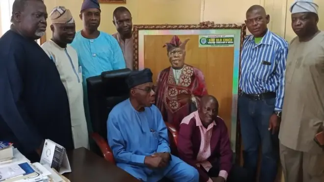 Oloye Olusegun Obasanjo laarin eeyan