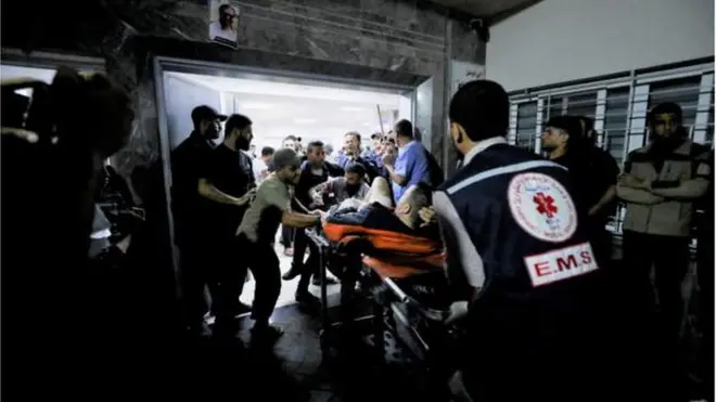 గాజా ఆస్పత్రిపై దాడులు