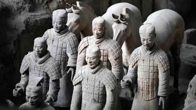 Статуи воинов "Терракотовой армии" могли быть созданы под влиянием греческой скульптуры
