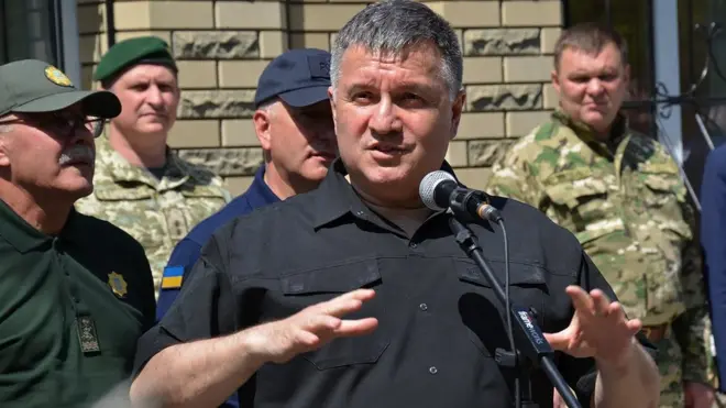 Арсено Аваков на Луганщині, травень 2018 року