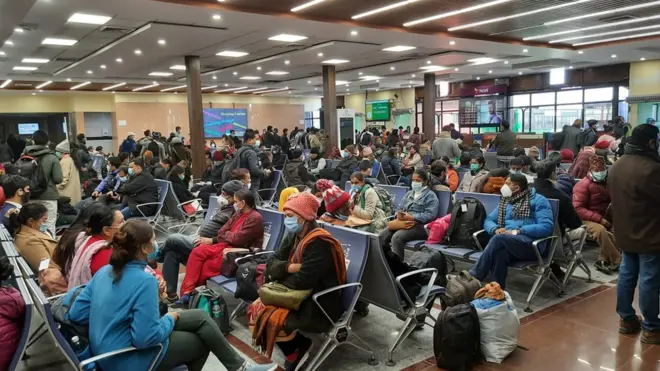 आन्तरिक टर्मिनलको एक दृष्य