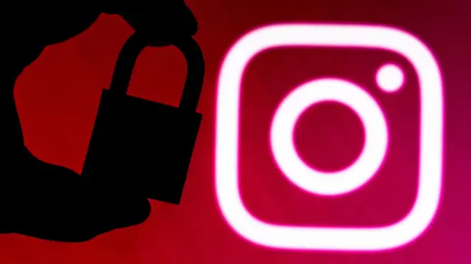 قفلی بر اینستاگرام