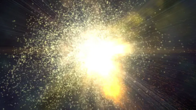 Ilustrasi ledakan bintang