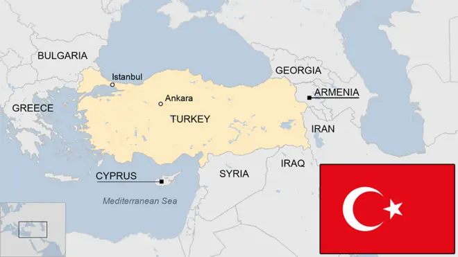 Map of Turkey