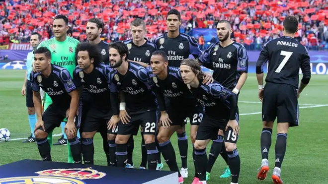 L'équipe du Real Madrid