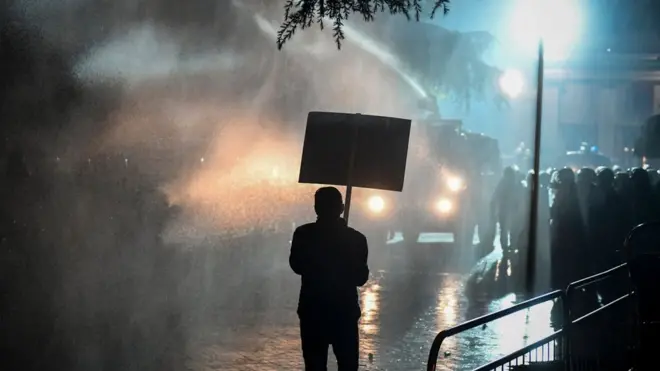 Протесты в Албании