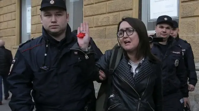 Елена Григорьева была активной участницей социальных и политических протестных акций