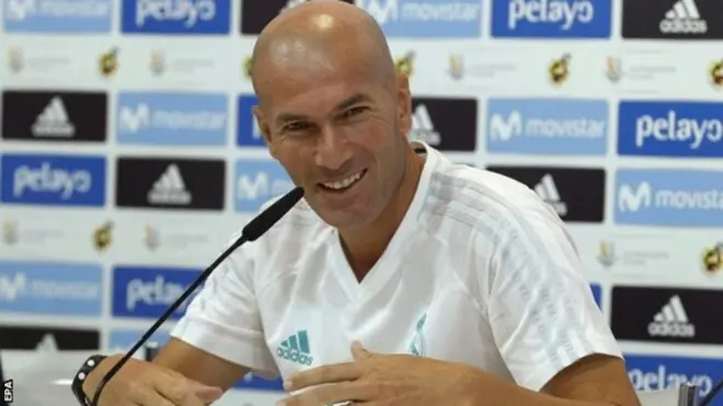 Zinedine Zidane don surprise plenty people with di way im take dey win trophy for Real Madrid
