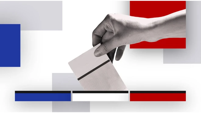 Image showing voting in France