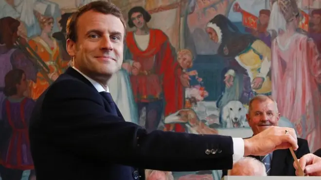 Mr Macron will be the country's youngest-ever president