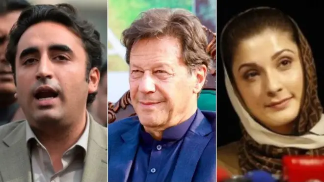 مریم نواز، عمران خان، بلاول بھٹو
