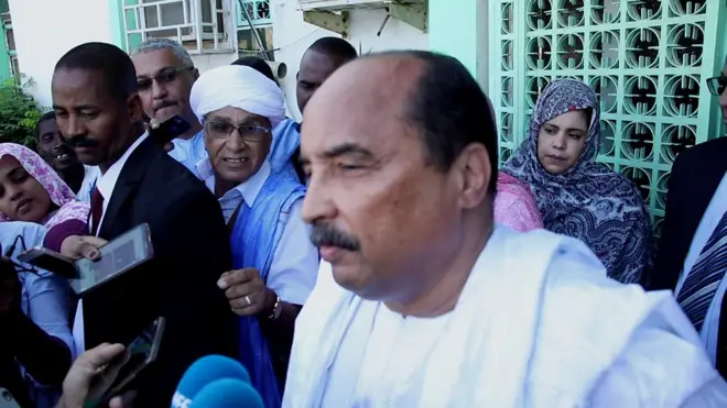 Le président Mohamed Ould Abdel Aziz