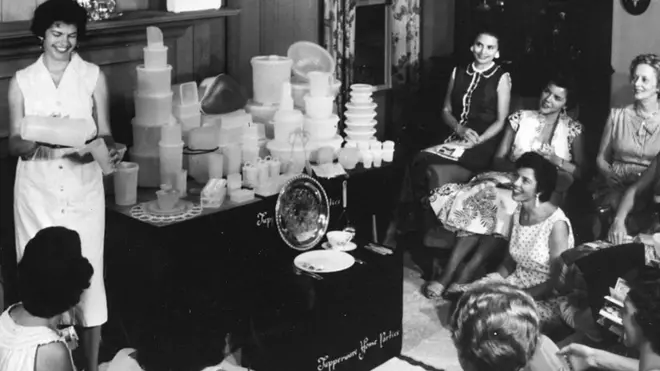 Tupperware parties are no longer polite gatherings over tea and cake, but have been updated to "a girls' night out"