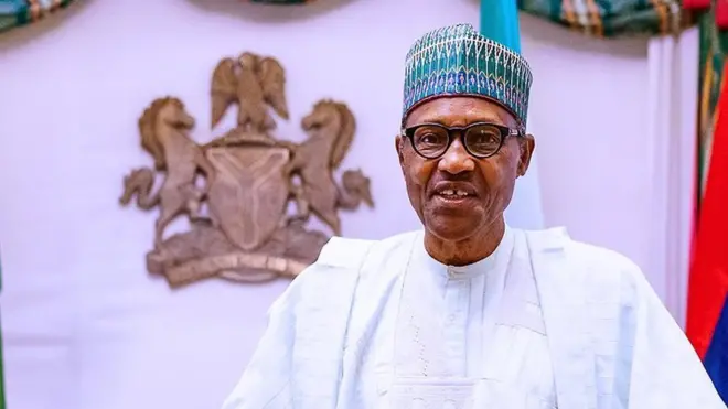President Muhammadu Buhari na im approve di moni