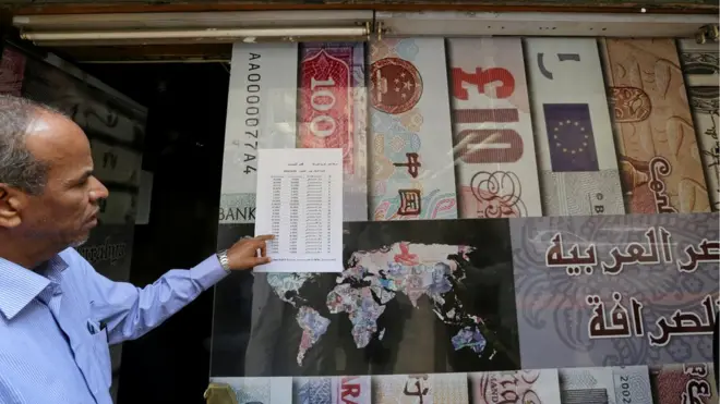 البنك المركزي المصري حرر سعر الصرف يوم الخميس الماضي.